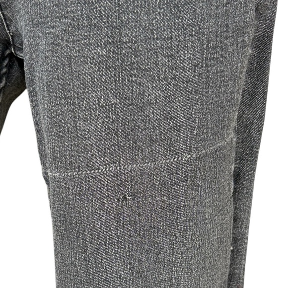 Zara women’s high waisted mini flare denim black fade size 4 preloved - Picture 4 of 6